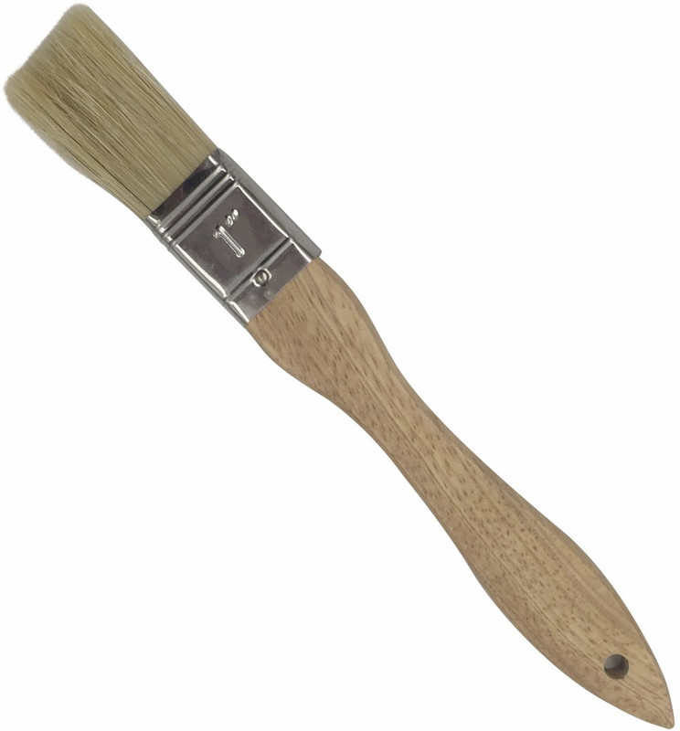 professional empire Woolen Pastry brush with handle Wood Flat Pastry Brush(Pack of 1)