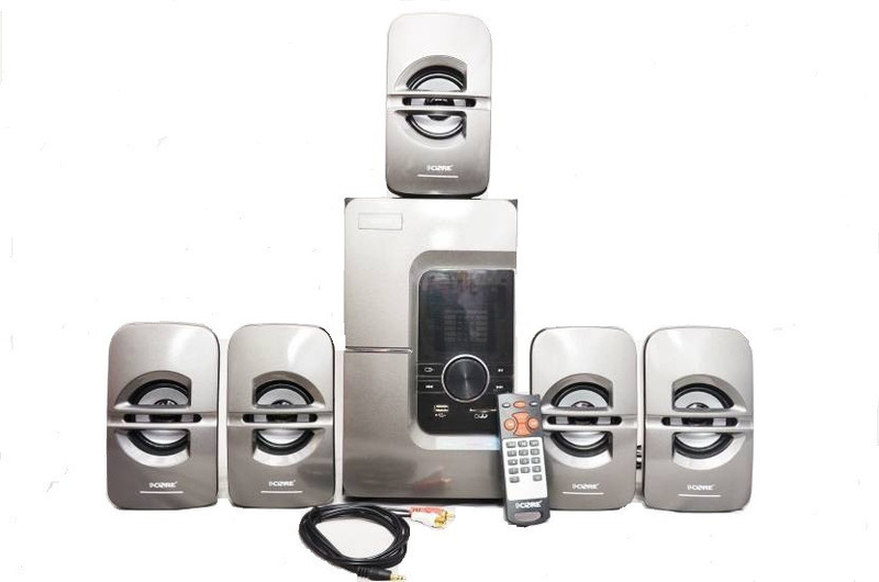 9 core HT-221 GIXER DJ SOUND SYSTEM Bluetooth Home Theatre(Black, 5.1 Channel)