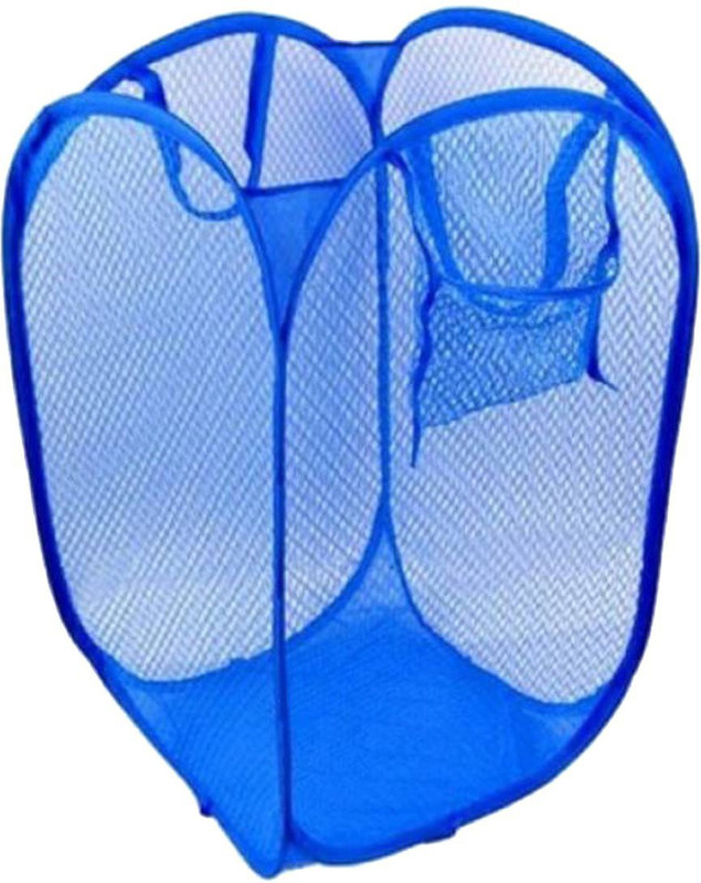 s4d 10 L Multicolor Laundry Basket, Laundry Bag, Laundry Stool/Storage(Net)