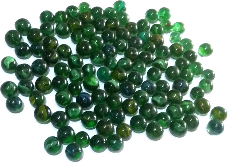 nawani Collections 150 Pcs of Mini Size Glass Marbles with Shooter Unique Collection Marble Goti