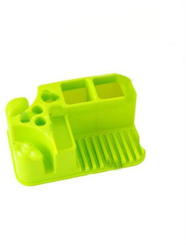 crafting maker Storage Box Bathroom Toothbrush Toothpaste Holder Soap Rack(Green)