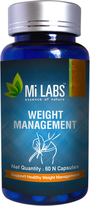 mi labs Weight Management Ayurvedic Supplement - 60 Capsules(60 Tablets)