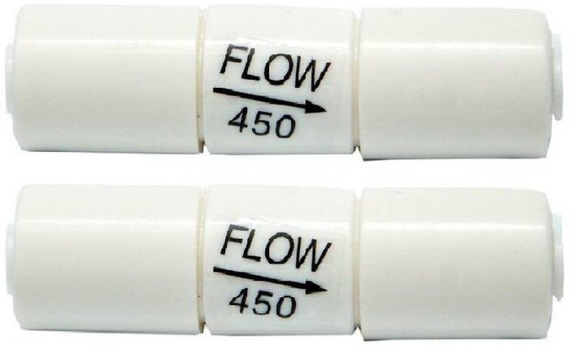 bharat traders RO/UV /UF/ TDS Water Purifier Flow Restrictor 450 ML - RO Spare Compatible for dolphin,kent,Grand,Aqua Guard and all Type RO Water Purifier Models Solid Filter Cartridge(0, Pack of 2)
