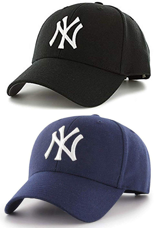 virat Solid combo ny MESH Snapback Baseball Cap for Hunting, Fishing, Outdoor Activities Freesize Cap(Pack of 2)