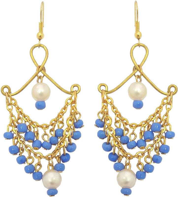 abhisu antique jewellery hand made latest pearl earrings for girls Beads, Pearl Copper, Brass Tassel Earring
