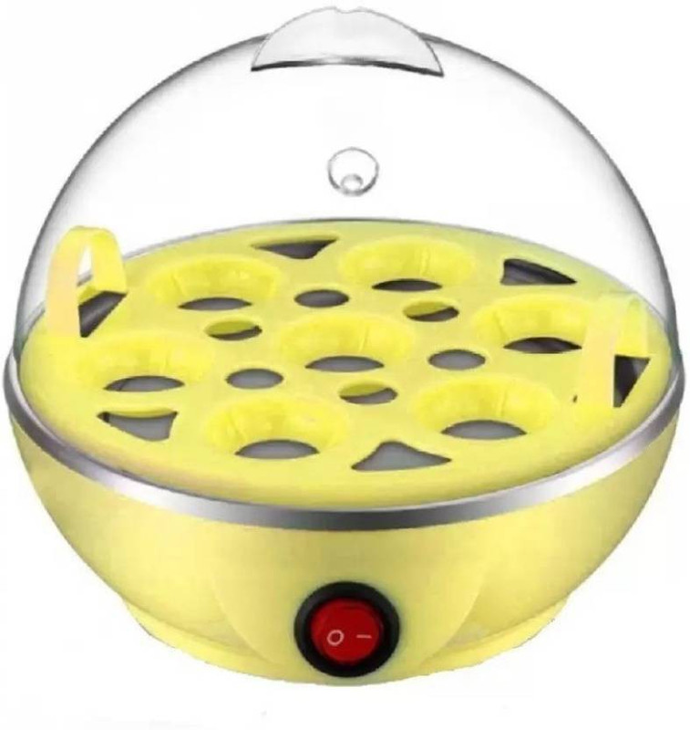 Gadget Hero's Egg Poacher Steamer Cooker Boiler Fryer Premium ER1 Egg Cooker(Multicolor, 7 Eggs)