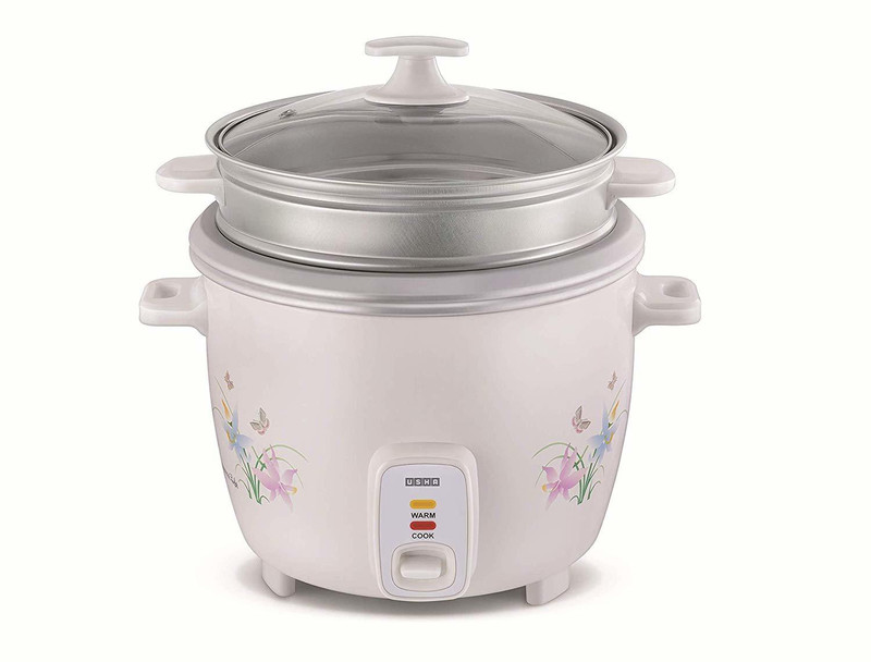 Usha MC-3710 Electric Rice Cooker(1 L, Multicolor)