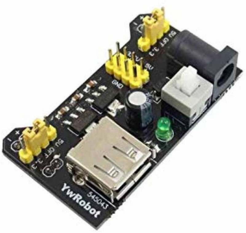 DANGI E SHOP 3.3V and 5V Power Supply Module for Bread Board Arduino Raspberry Pi Educational Electronic Hobby Kit