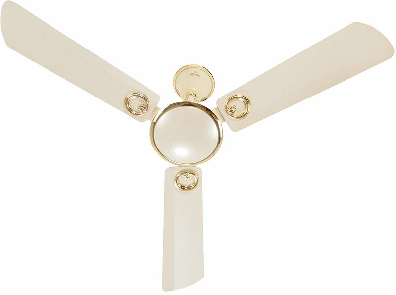 polycab B06XF5139K 1200 mm 3 Blade Ceiling Fan(ELANZA Pearl Ivory, Pack of 1)