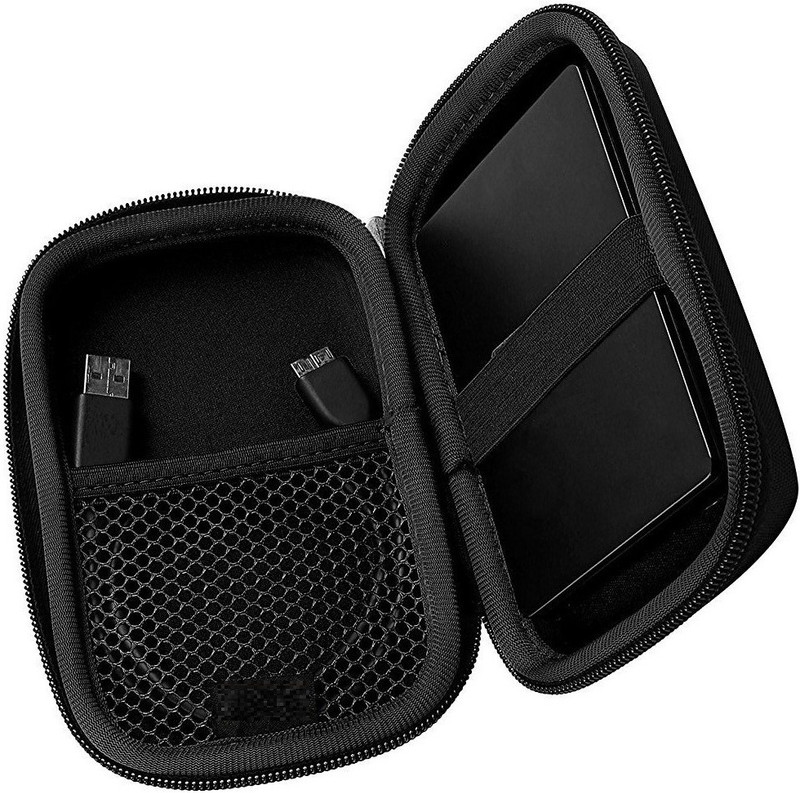 ROQ High Quality 2.5 inch Hard Disk Case(For Designed for 2.5 inch Hard Drive, Black)