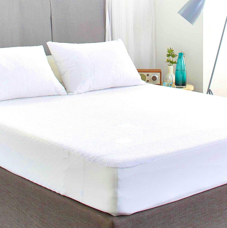 Buy Oyo Baby Fitted King Size Waterproof Mattress Protector White Online at desertcartINDIA