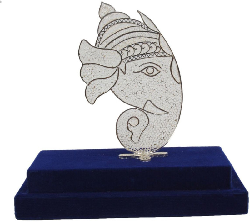 harmonica Decorative Showpiece  -  14 cm(Silver Plated)