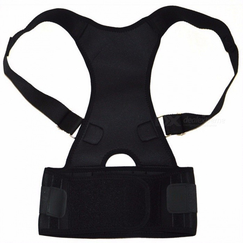 vennar POSTURE Corrector easy care BACK Support Belt REAL POSTURE Back Support(Black)