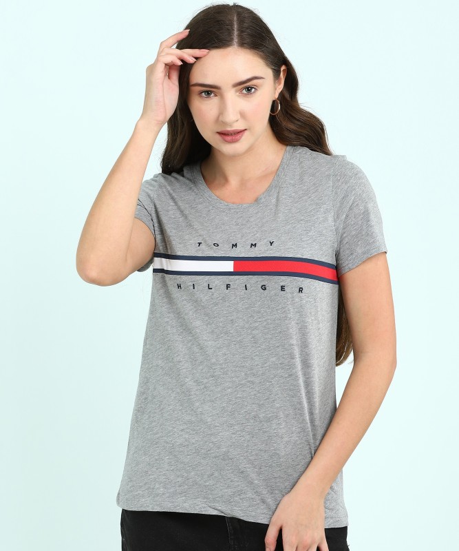 tommy grey t shirt