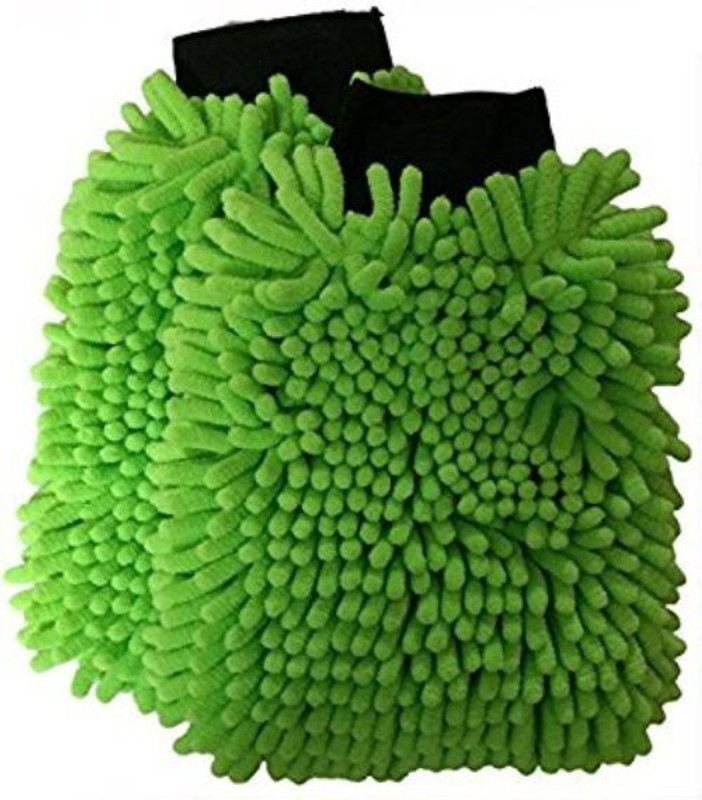 fissato Microfiber Vehicle Washing  Hand Glove(Pack Of 2)