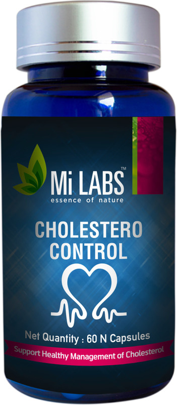 mi labs Cholesterol Control Ayurvedic Supplement(60 Tablets)