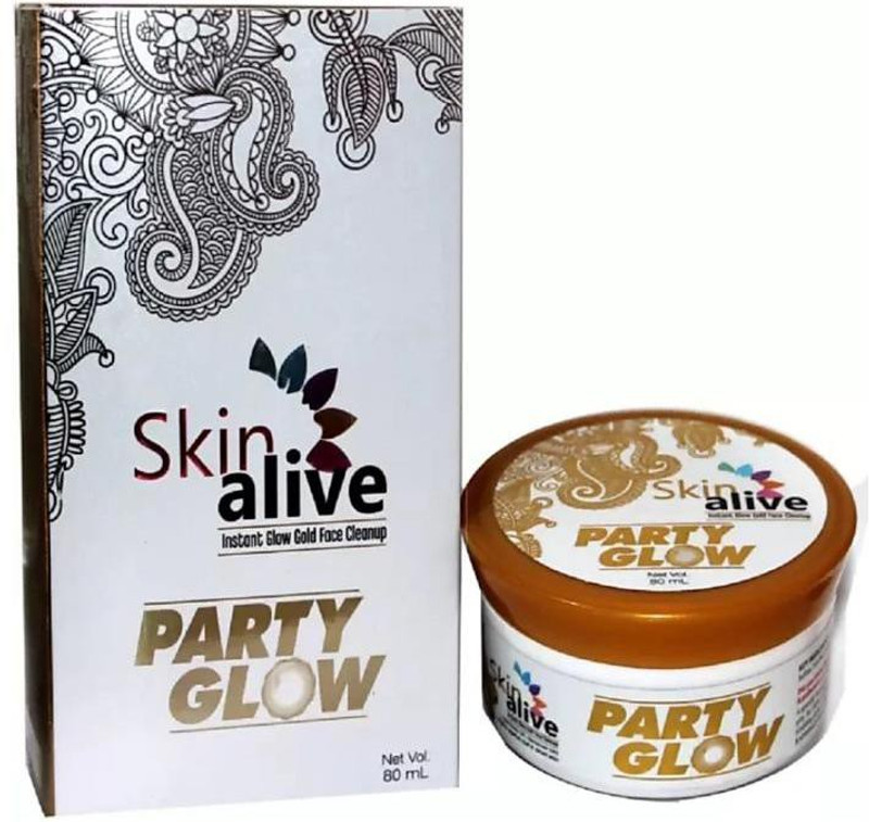 skin alive Party Glow Instant Gold Glow Face Wash(80 g)