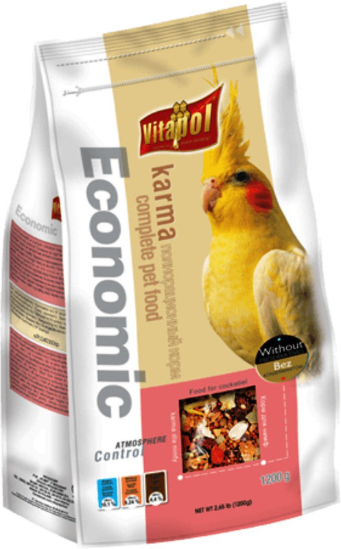 vitapol Economic Cockatiel Bird Food 1200gm 1200 g Dry Bird Food