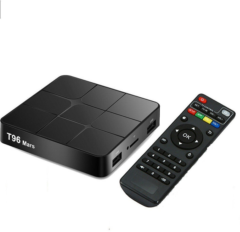 dkian S905W Quad Core Android 7.1 TV Box Media Streaming Device(Black)