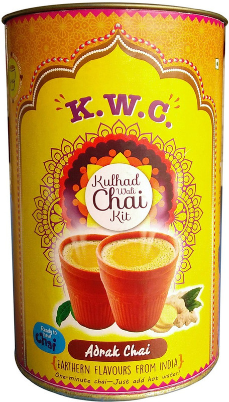 kulhad wali chai KWC-MASALA Chai Ginger Instant Tea Tin(40 g)