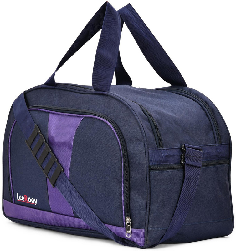 LeeRooy Heavy Duty Travel Bags Duffle Bag Organizer I Travel /Gym Bag for  Men Women Waterproof Messenger Bag(Purple, 42 L)