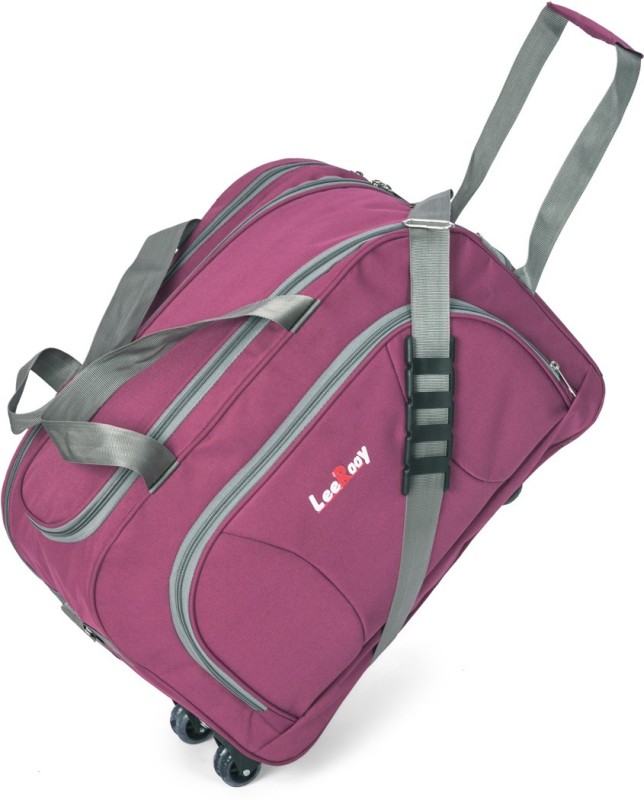 pink trolley bag