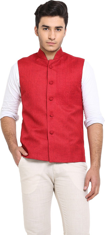 Protext Solid Men Waistcoat
