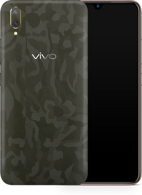 Trucovers TRC-1002 Vivo V11 pro 3M Vinyl Camouflage Green ( Back and Side Edges ) Mobile Skin(Camouflage Green)