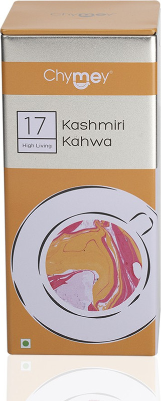 chymey Kashmiri Kahwa Green Leaf Tea Tin, 100g (Pack of 2) Almond Green Tea Box(100 g)