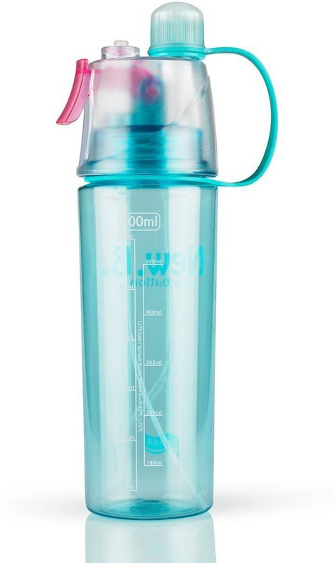 yashi creation Spray Water Bottle 600ml Portable Sport Water Bottle 600 ml(Blue)