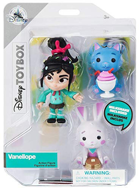 vanellope Action Figure Set - Ralph Breaks The Internet - Disney Toyboxblue One Size(Blue)