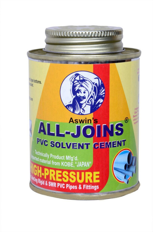 all joins PVC Solvent Cement High-pressure for PVC To PVC Pipes Joints & Fittings Adhesive(250 ml)