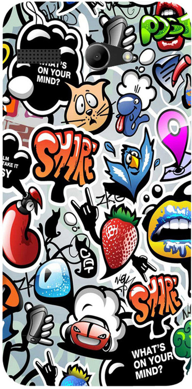 METOO Back Cover for Lava Iris Atom 2 / Atom 2x, Minians,Funny Quote Designer Printed Back Cover, Print : 111(Multicolor, Dual Protection, Silicon)