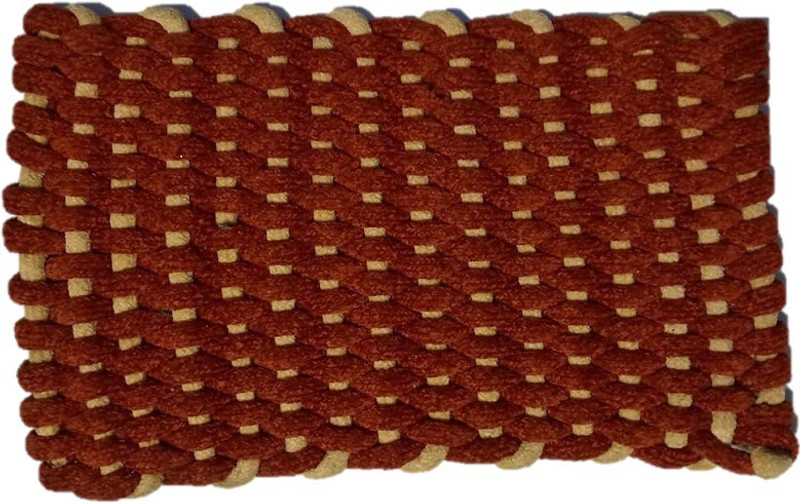 ruff tuff Cotton Door Mat(Red, Medium)