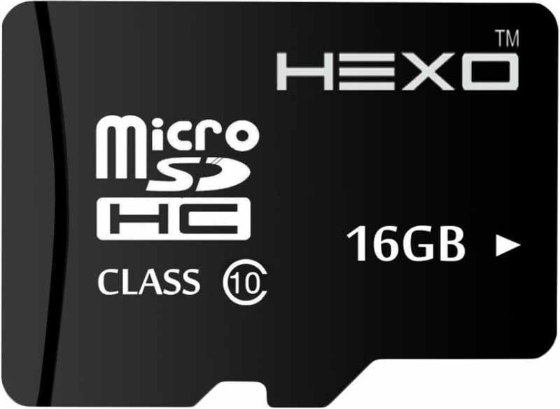 hexo Pro 16 GB MicroSD Card Class 6 6 MB/s  Memory Card