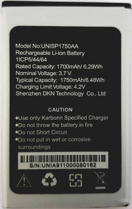 vsp enterprises UNISP1750AA  Battery