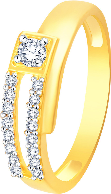 netra jewels Antique Charm Solitaire Alloy Gold Plated Ring