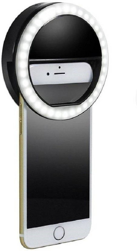 Pramukh Enterprise 10 Selfie Flash(Adjustable Brightness Black)