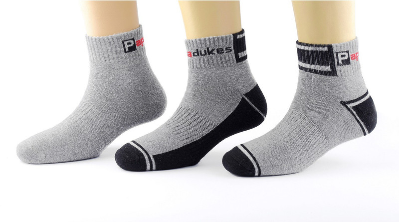 papadukes Men's Solid Ankle Length(Pack of 3)