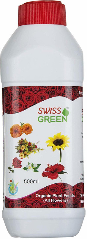 swiss green Organic Plant Growth Promoter/Bio Fertilizer Soil Manure(500 ml Liquid)