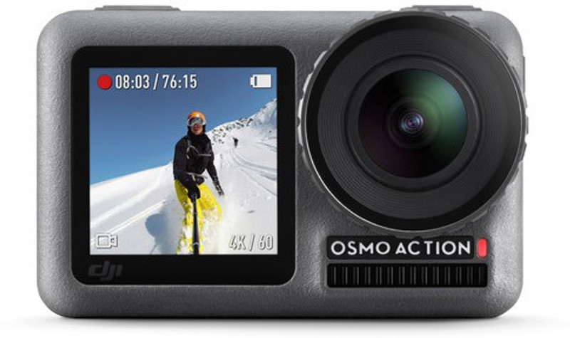 dji Osmo Action Sports and Action Camera(Grey, Silver, 12 MP)