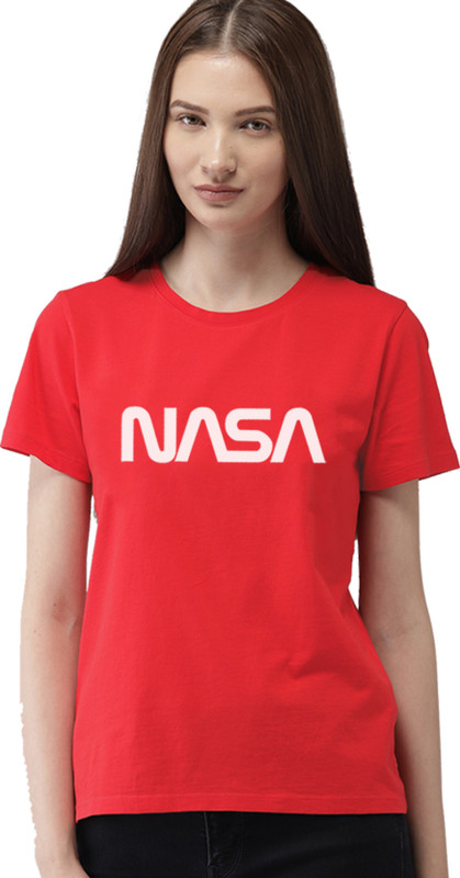 tee store clothing Typography Men & Women Round Neck Red T-Shirt