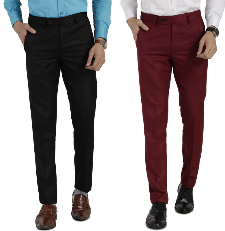 vandnam fabrics Slim Fit Men Multicolor Trousers