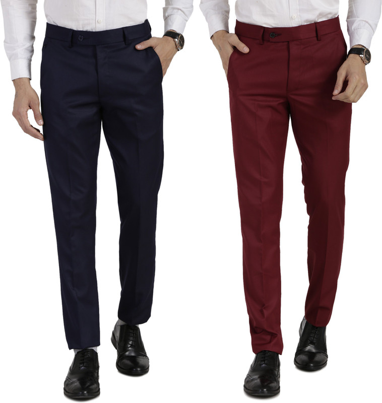 vandnam fabrics Slim Fit Men Multicolor Trousers