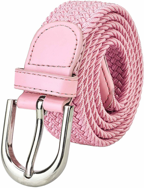 ZORO Men & Women Casual Pink Canvas Belt