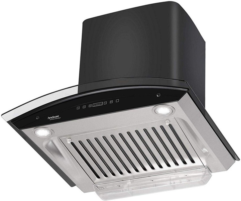 Hindware HIN91M Wall Mounted Chimney(Black 1000 CMH)