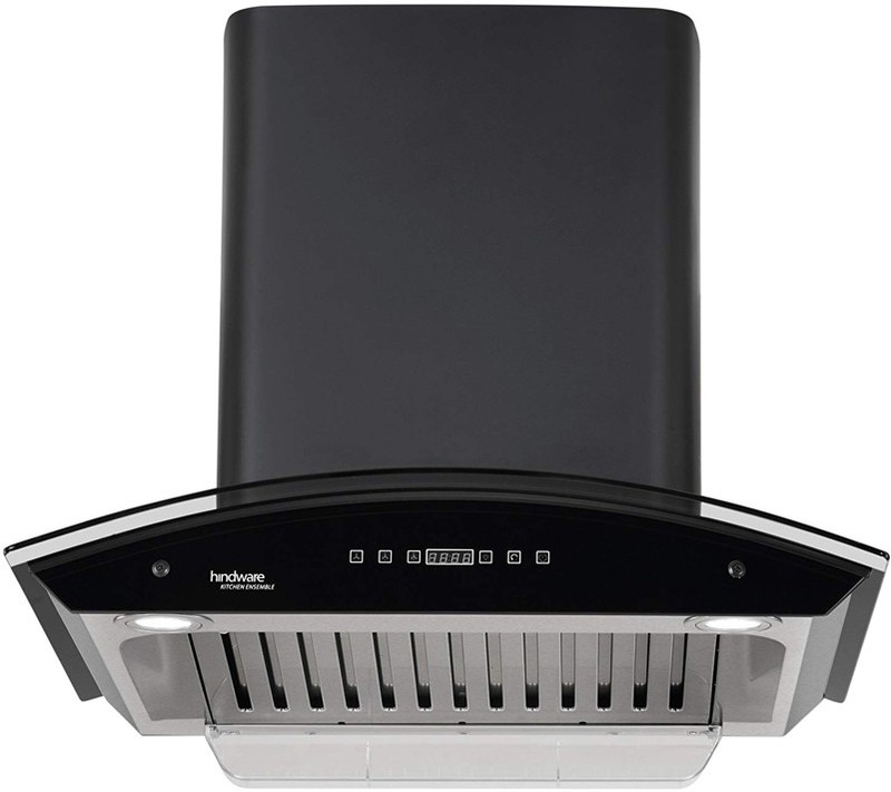 Hindware HIN89M Wall Mounted Chimney(Black 1000 CMH)