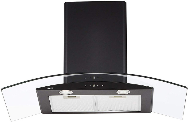 Kaff KAF73M Wall Mounted Chimney(Black 1000 CMH)