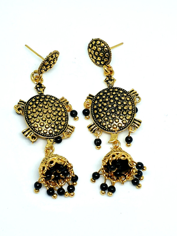 store eleanor turtle1 Metal Jhumki Earring