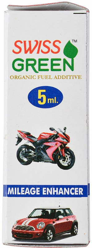 swiss green organic fuel additive for Petrol Vehicles (5 ml) Fuel Injector Cleaner(5 ml)